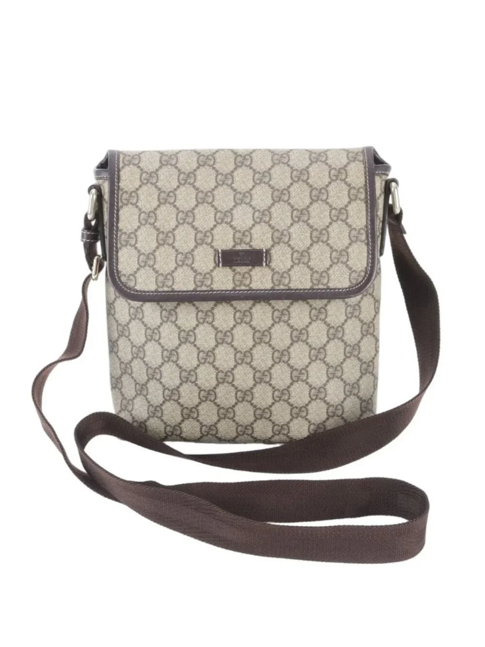 Gucci GG Supreme Leather Shoulder Bag Crossbody Messenger Business